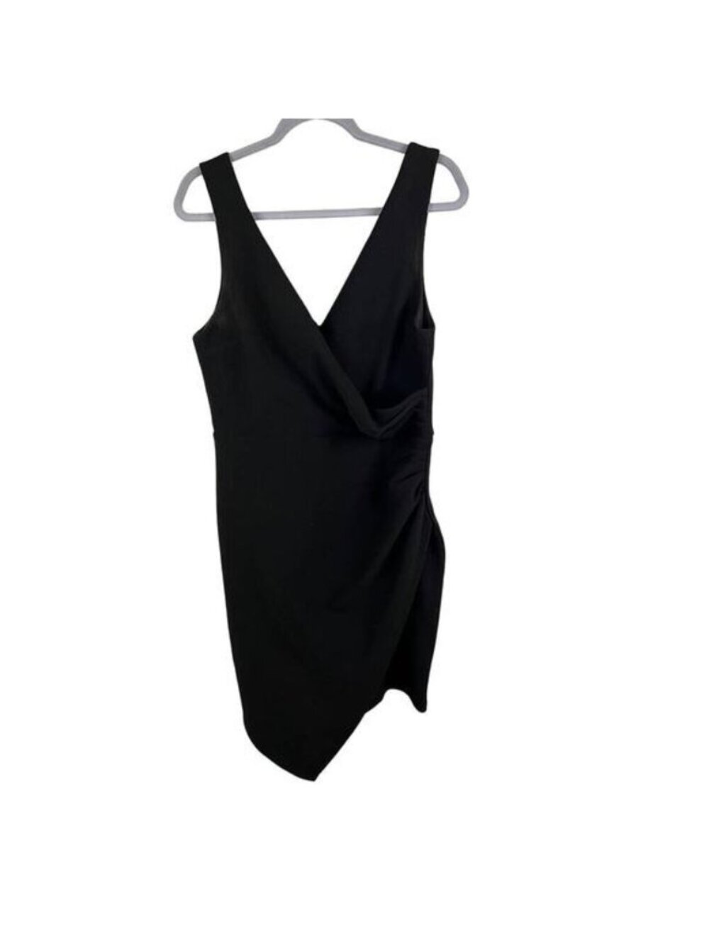 Bisou Bisou Asymmetrical Black Dress Size 12